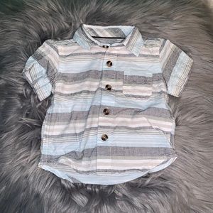 Button down shirt 0-3 months